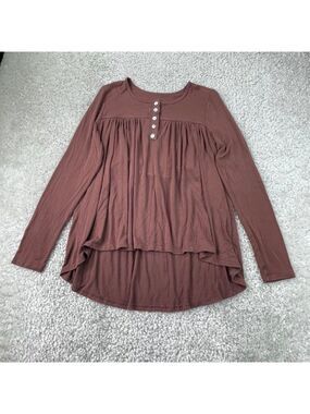 JJ Winks Total Eclispe Top Blouse Brown Womens Medium